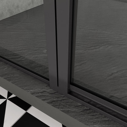 Glasdusche Drehtür Nische 100 H185 cm badezimmer ideen
