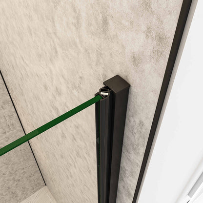 Glasdusche Drehtür Nische 90 H195 cm