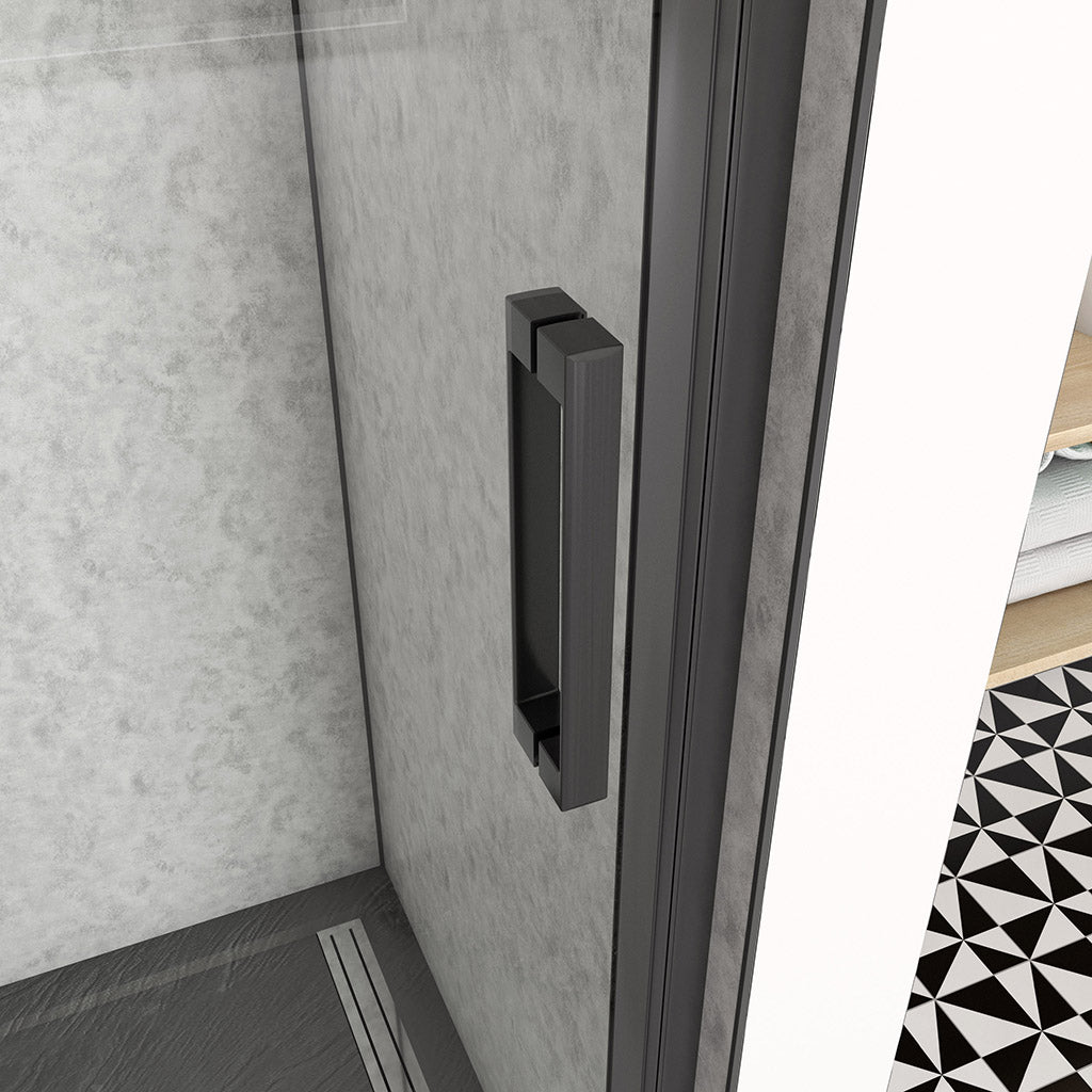 Glasdusche Drehtür Nischentür 800 H1850 mm für badezimmer