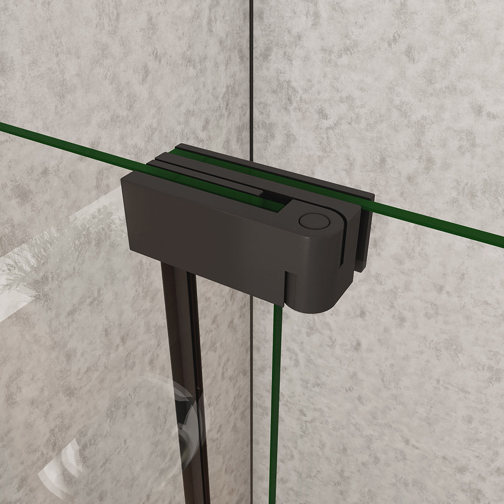 Glasdusche Drehtür Walk in 116 H195 cm