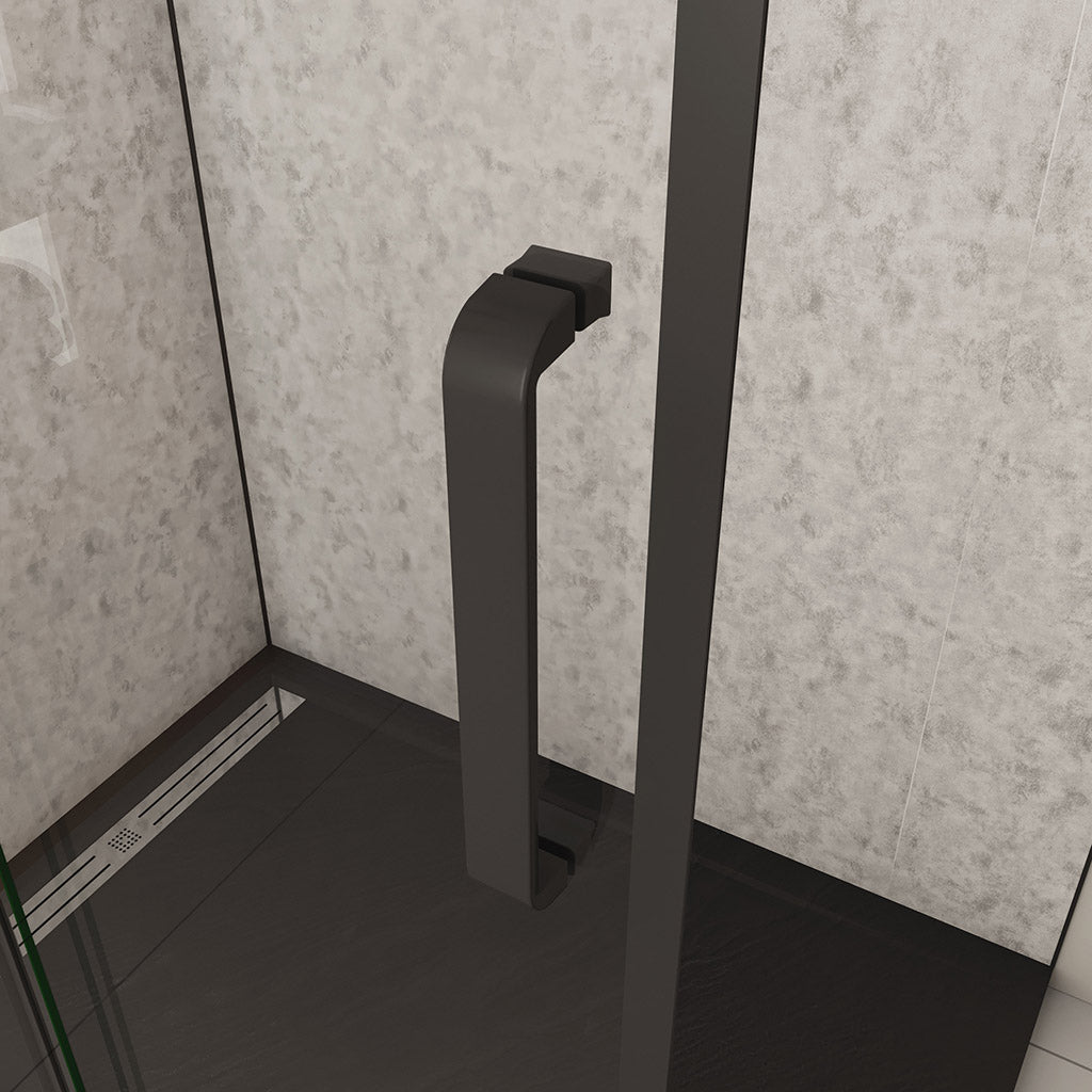 GlasDuschwänd Drehtür Walk in 860 H1950 mm für badezimmer