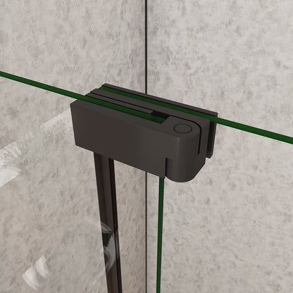 GlasDuschwänd Drehtür Walk in 96 H195 cm badezimmer ideen