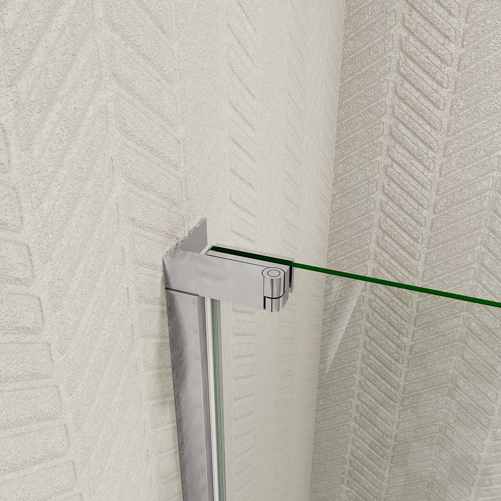 Glasduschwand Drehtür begehbare dusche 86 H185 cm badezimmer ideen