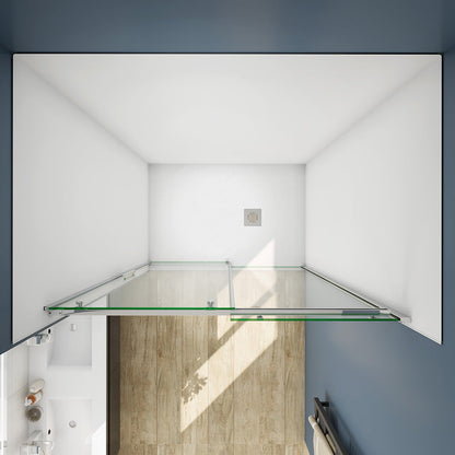 GlasDuschwänd Schiebetür 120 H195 cm für badezimmer