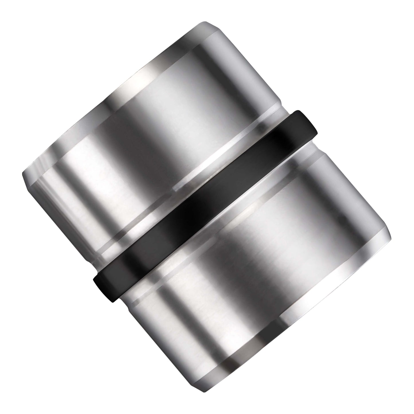 OZEAN Handlaufverbinder Edelstahl Ø 42,4 mm | Gerade oder Flexibel 90°-220° | Silber & Schwarz