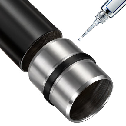 OZEAN Handlaufverbinder Edelstahl Ø 42,4 mm | Gerade oder Flexibel 90°-220° | Silber & Schwarz