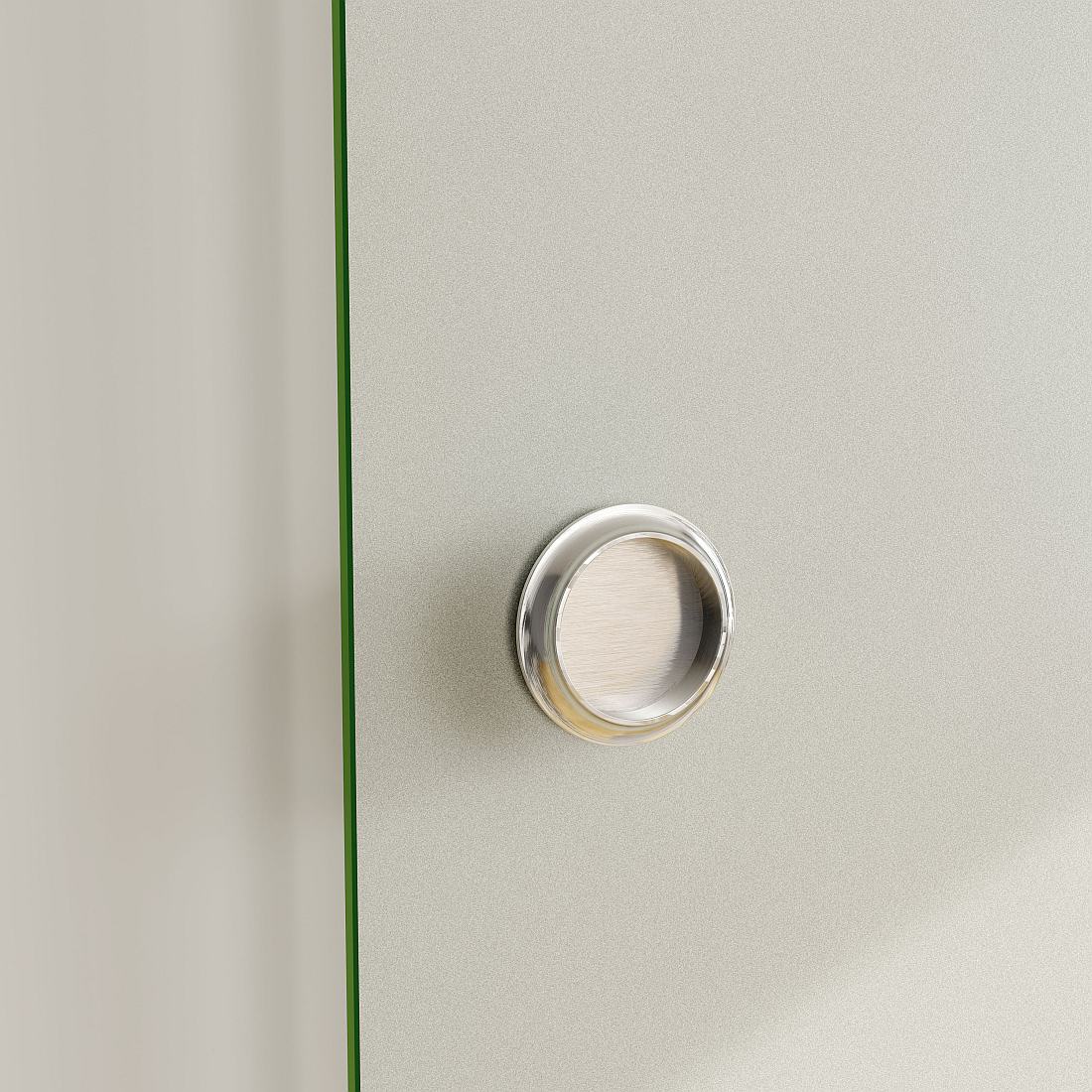8 mm Glasschiebetür Satiniert SoftStop SoftClose 95x H.225 cm Schiebetür ESG Schwebetür