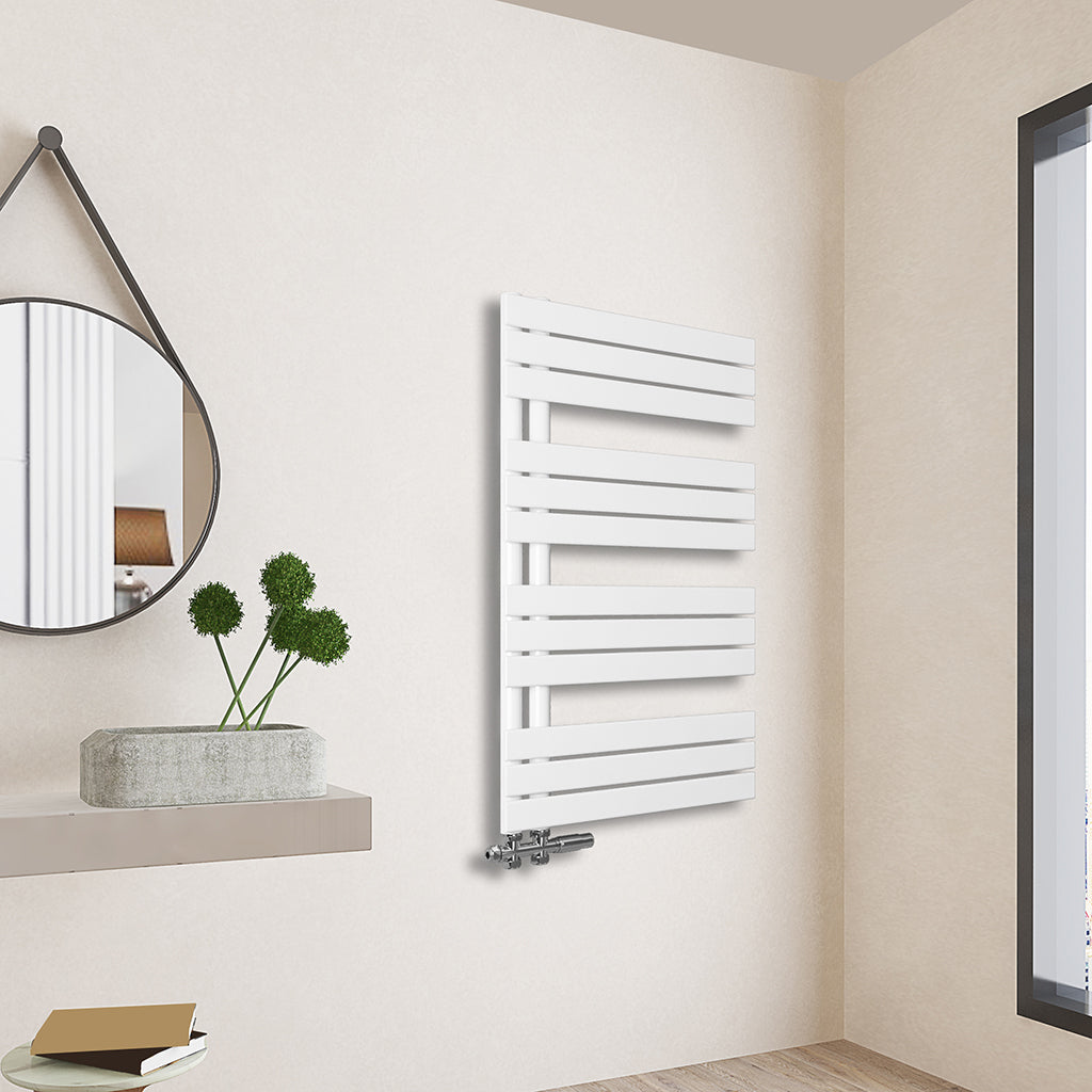 1042x600mm BadHeizkörper Handtuchhalter Handtuchtrockner Gerade Weiß