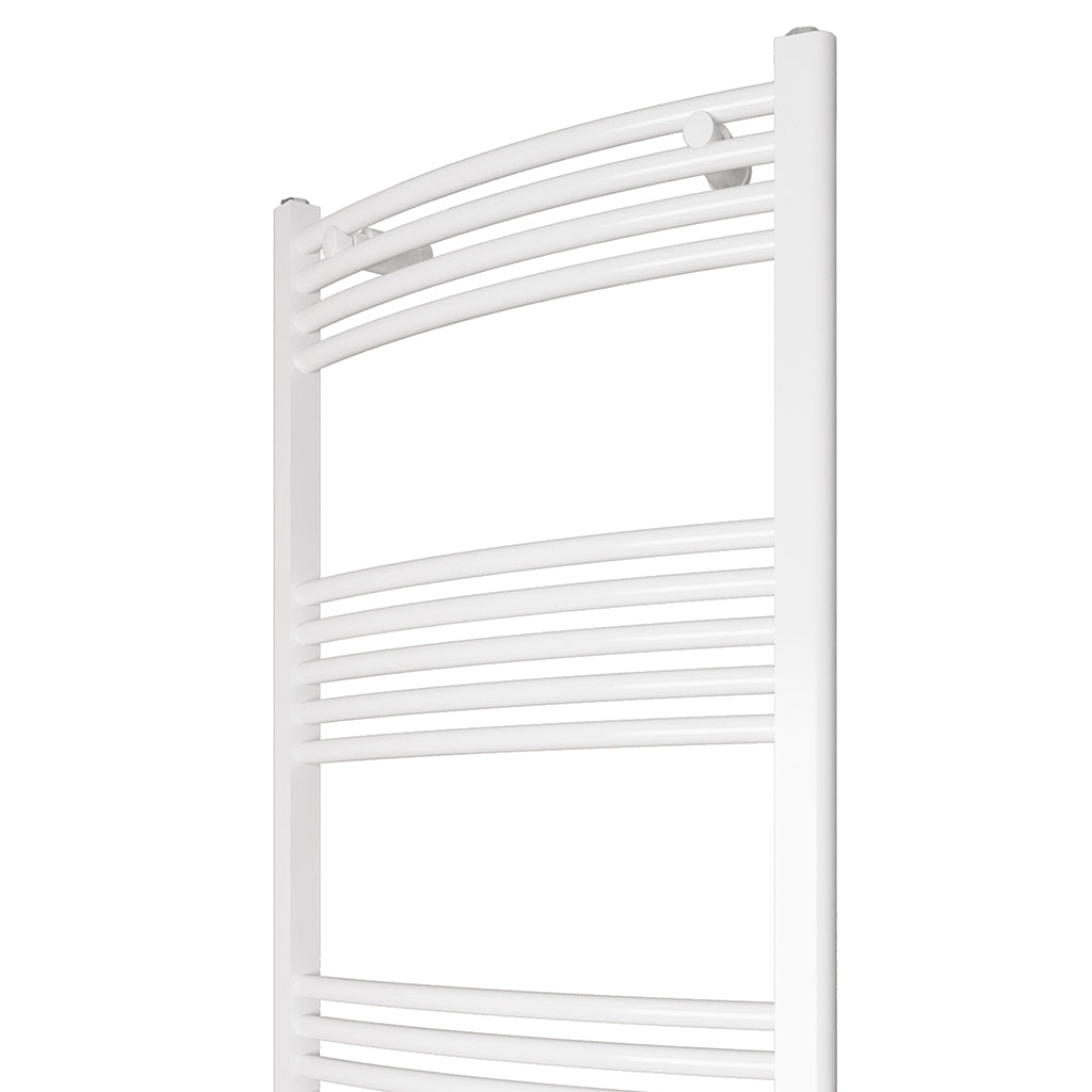 Heizkörper Design Badheizkörper Handtuchtrokner Handtuchwärmer Weiß Gebogen 50x180 cm