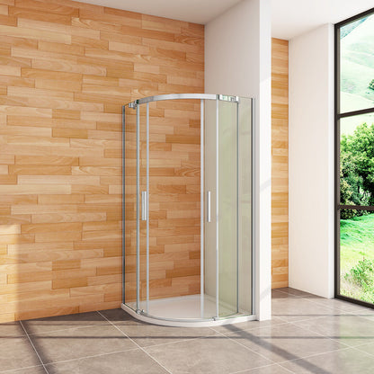 Runddusche Schiebetür Eckeinstieg 90x90xH.195cm Duschtasse badezimmer ideen