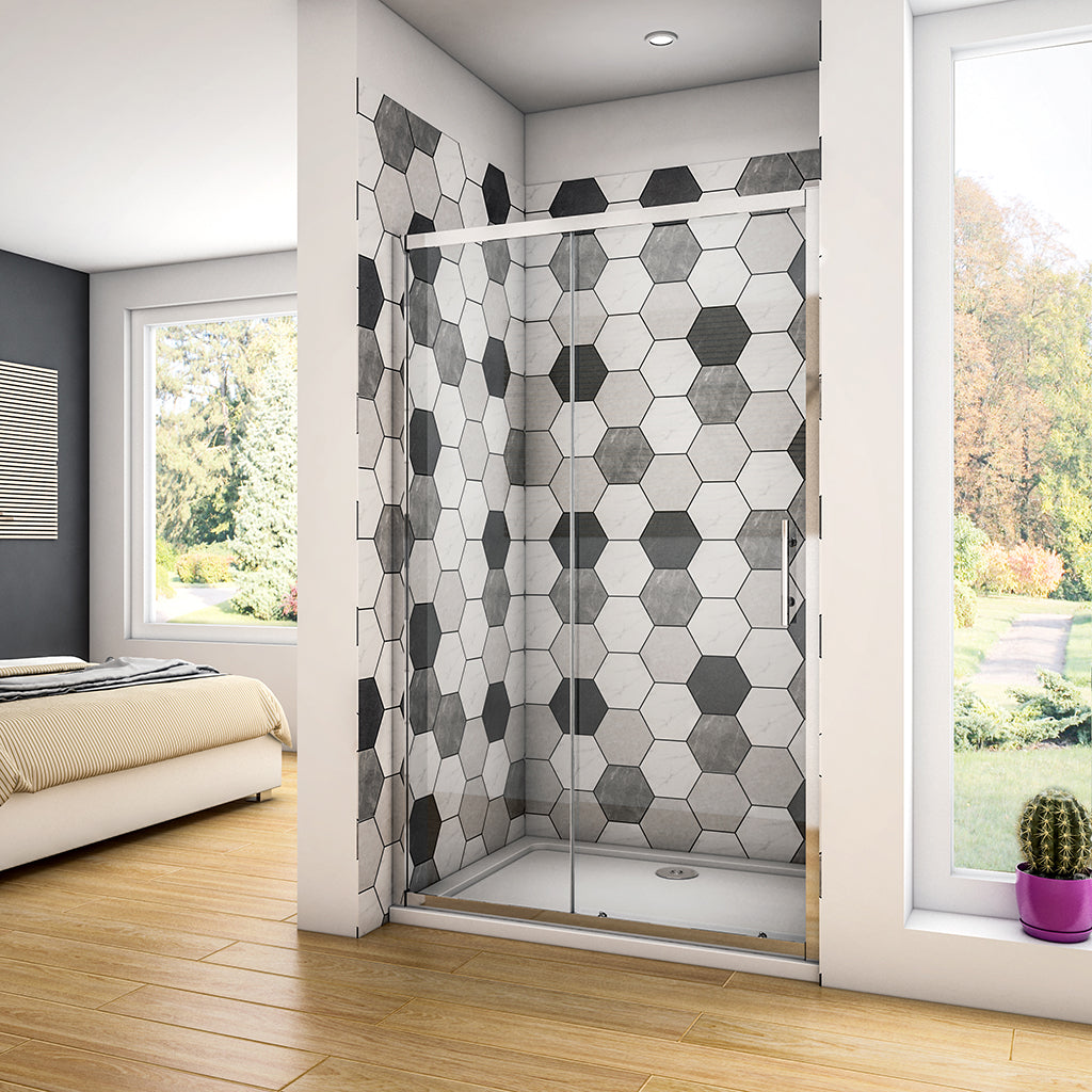 Schiebetür 140xH.190 Duschtasse 140x90 cm badezimmer ideen