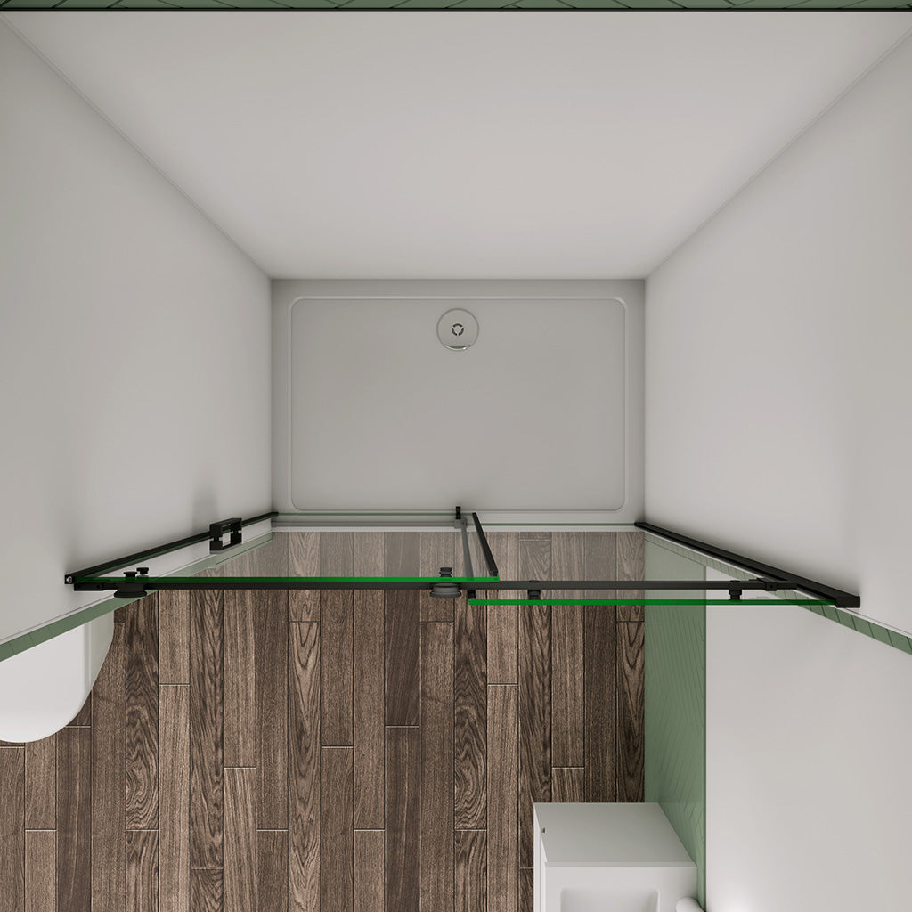 Schiebetür 140xH.200 Duschtasse 140x90 cm für badezimmer