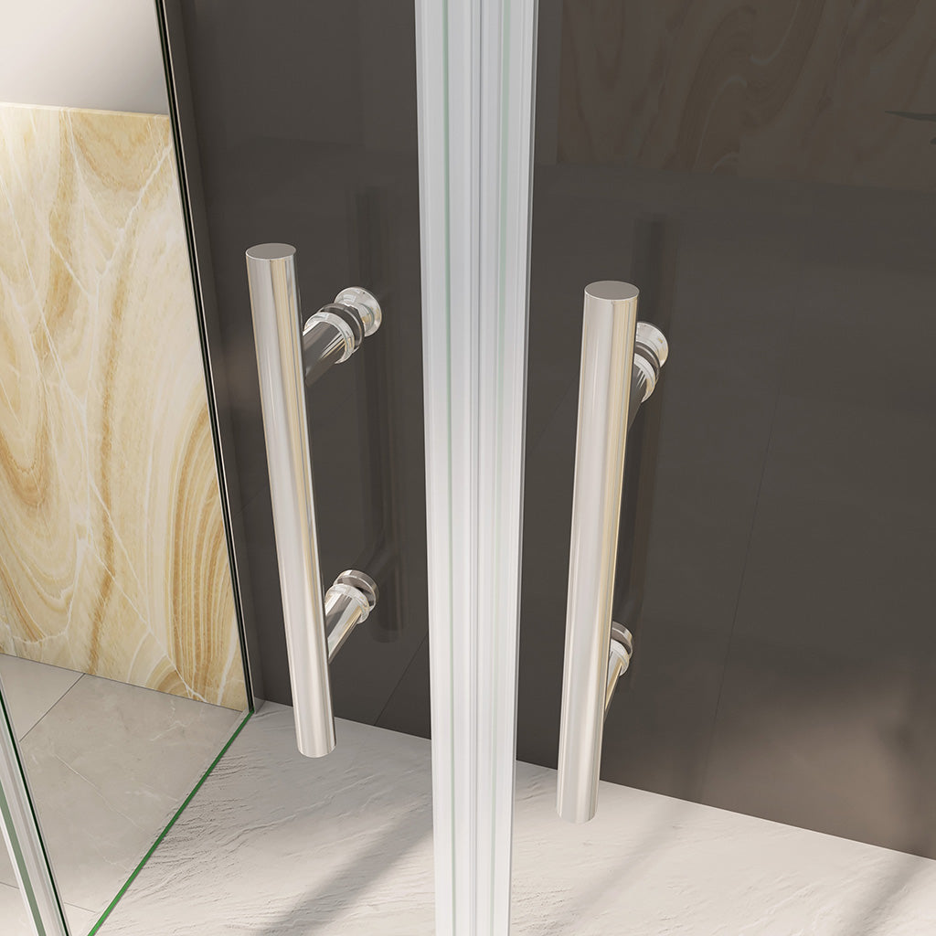 Schiebetür U-Form 1200x700xH.1900 mm für badezimmer