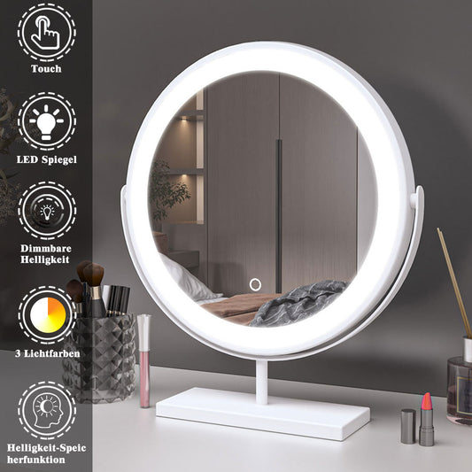 Kosmetikspiegel Schminkspiegel LED Kosmetikspiegel mit Beleuchtung Tischspiegel