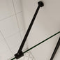 Duschwand Stabilisator Schwarz 6-8mm Haltestange Dusche Stabilisationsstange 45cm