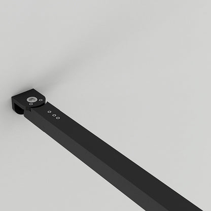 73-120cm Stabilisationsstange Schwarz Dusche Glas-Decke Stabilisator Duschwand Haltestange 6-10mm