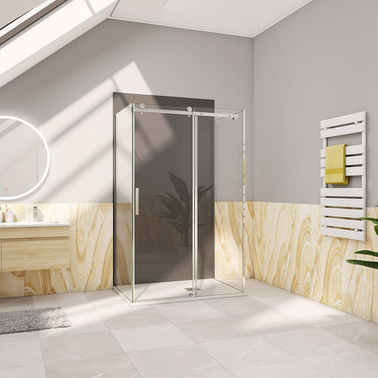 U Duschkabine 1450x800 H.1950 mm Schiebetür U-Form für badezimmer