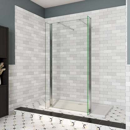 U Duschkabine 500+300+300 H.2000 mm Walk In Duschabtrennung 2xSeitenpaneel mit Stabilisationsstange 900mm badezimmer ideen