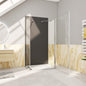 U Duschkabine 760x900 H.1950 mm Drehtür U-Form badezimmer ideen