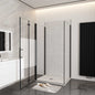 U Duschkabine 760x900 H.1950 mm U-Form Dusche Falttür Schutzfolie für badezimmer