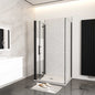 U Duschkabine 800x700 H.1950 mm U Form Dusche Falttür Schutzfolie für badezimmer