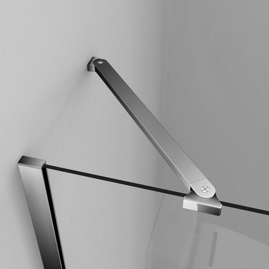 Dusche Stabilisator Stabilisationsstange 50cm Haltestange für Duschwand 6-8mm