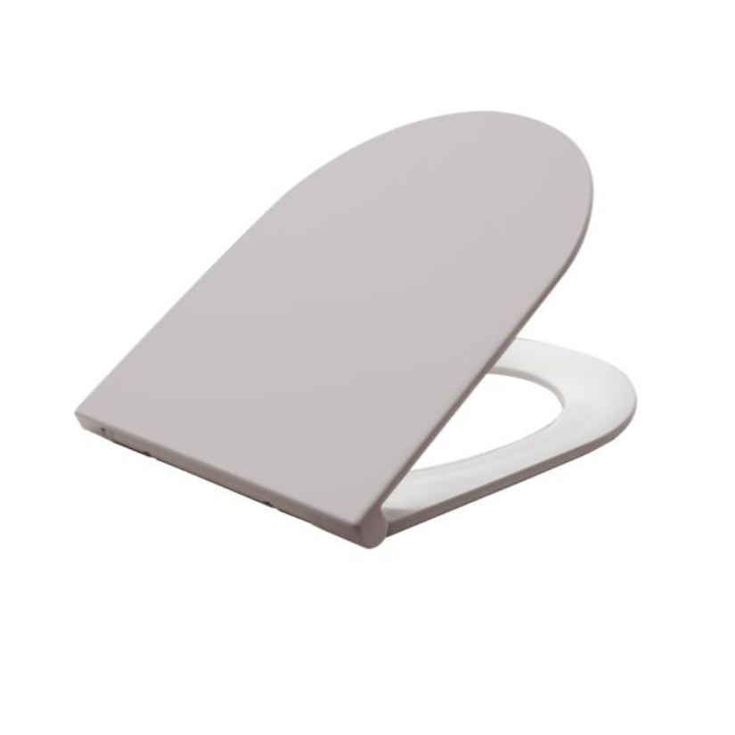 WC spülrandlos Hänge Weiß Rund Wand WC mit Softclose WC-Sitz toilette