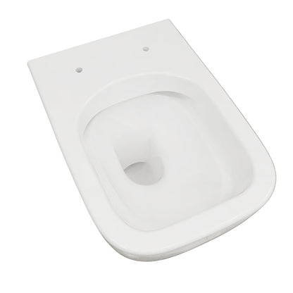 WC Hänge WC mit Soft Close Toilette Sitz Wand Wc Spülrandlos WC-Becken