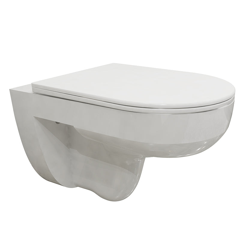 WC Lotus Effekt spülrandlos Wand WC mit Soft Close Toilette Sitz
