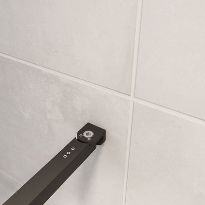 Walk in Duschwänd 110 mit Stabilisationsstange 73-120 cm für badezimmer