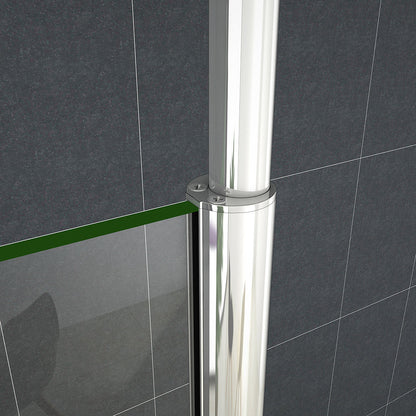 Walk in Duschwänd 130 mit Stabilisationsstange für badezimmer