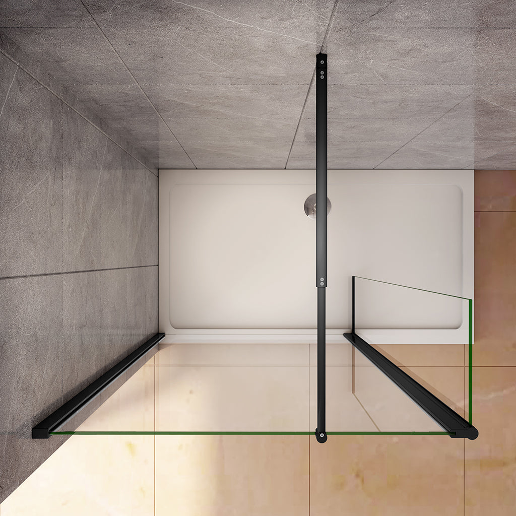Walk in Duschwand 60+40 mit Schwenkbar Stabilisationsstange 70-120 cm badezimmer ideen