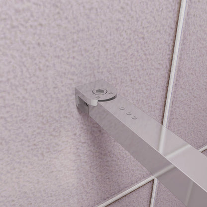 Walk in Duschwand 85 mit Stabilisationsstange 73-120 cm dusche für badezimmer