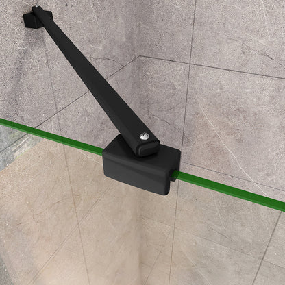 Walk in Duschwänd 850 mit 2xStabilisationsstange 450 mm für badezimmer