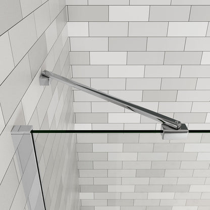 Walk in Duschwänd 86 mit Stabilisationsstange 45 cm für badezimmer