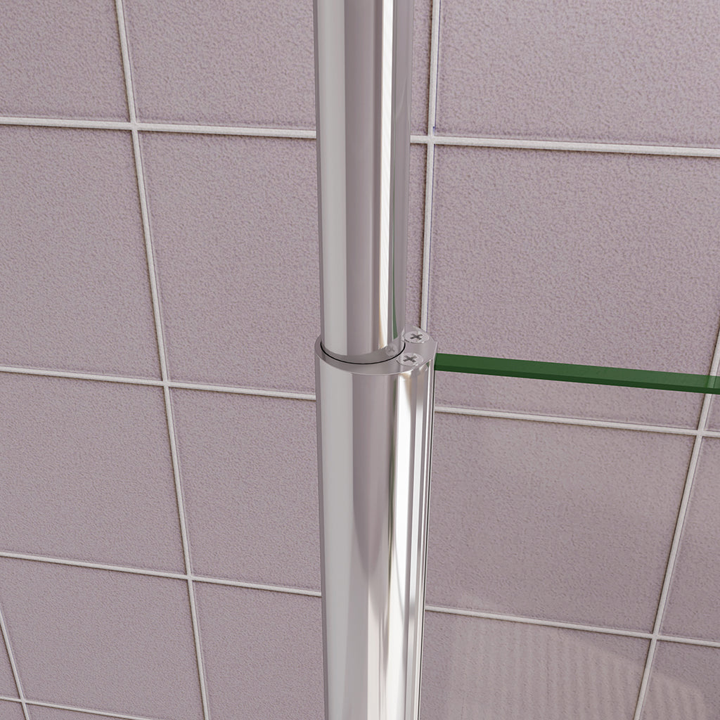 Walk in Duschwänd 900 mit Stabilisationsstange
