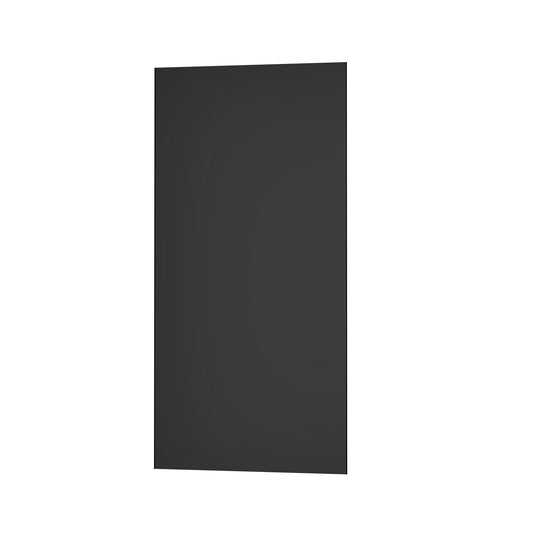 120cm Duschrückwand Alu Duschrückwände Fliesenersatz Dusche Mattschwarz