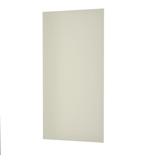 100cm Duschrückwand Alu Duschrückwände Wandverkleidung Platten 3mm Elfenbeinweiß
