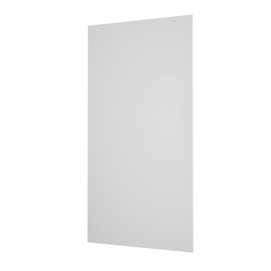100cm Duschrückwand Alu Wandverkleidung Badrückwand 3mm Mattweiß