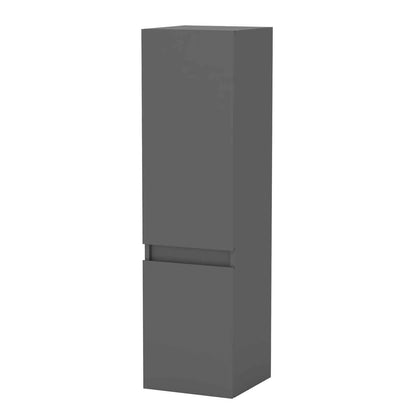 Hochschrank 110 cm Hängeschrank Badschrank Badezimmer Schrank Weiß Matt