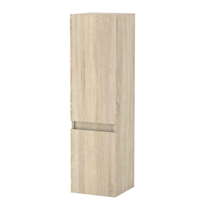 Hochschrank 110 cm Hängeschrank Badschrank Badezimmer Schrank Eiche Matt