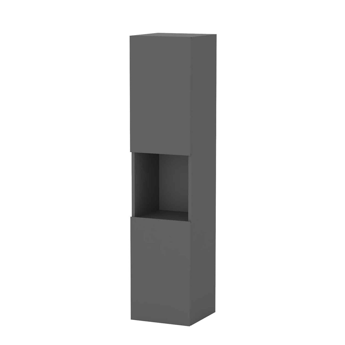 Hochschrank 130 cm Hängeschrank Badschrank Badezimmer Schrank Weiß Matt