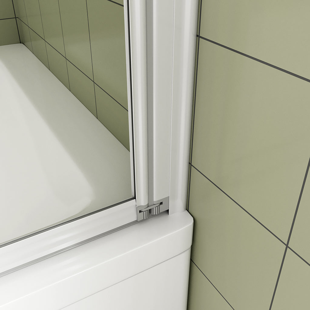badewannen duschabtrennung duschwand Badewannenaufsätz 120 H140 cm dusche badezimmer ideen