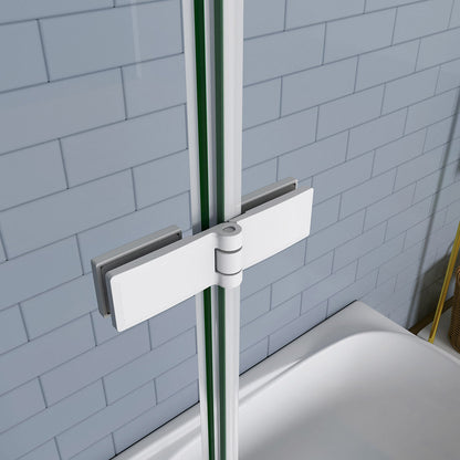 badewannen faltwand Duschwänd Badewannenaufsätz 90 H140 cm