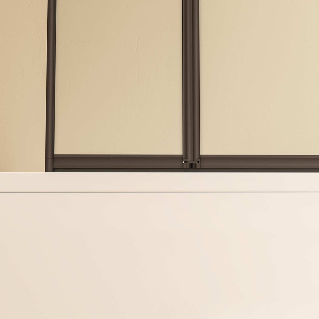 badewannen glasduschwand faltbar 100x70 H140 cm für badezimmer