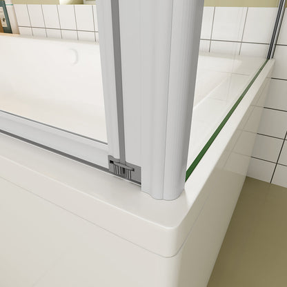 badewannen glasduschwand faltbar 120x75 H140 cm dusche für badezimmer