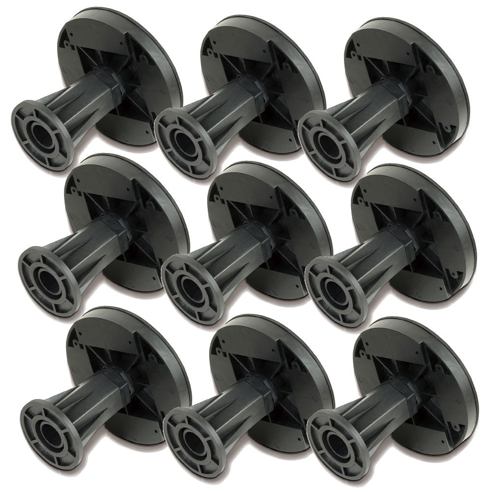 Zubehör Dusche Armatur Schürze & 9xStellfüße für rund 80x80cm  Duschtasse Duschwanne Bodenelemente