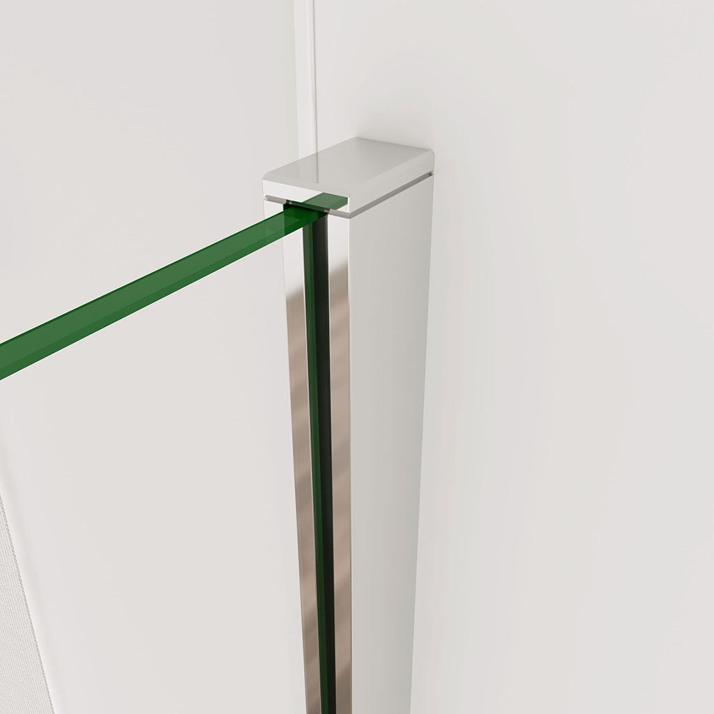 begehbare dusche als Eckdusche 160+90 mit Stabilisationsstange 70-120 cm badezimmer ideen
