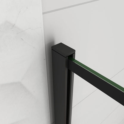 begehbare dusche duschwand glas 80 Gittermuster mit Stabilisationsstange 70-120 cm badezimmer ideen