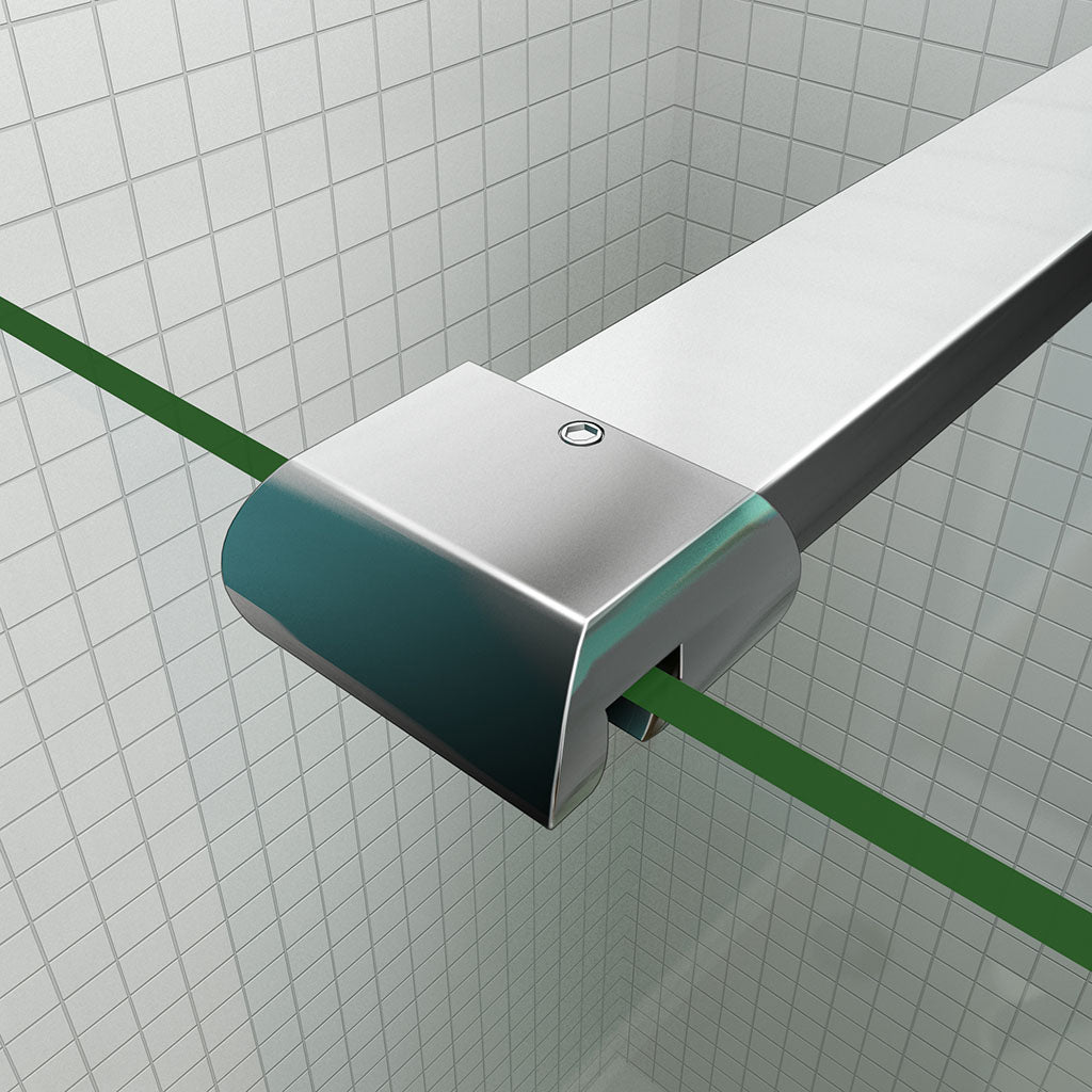 drehfalttür dusche 100x100 H197 cm für badezimmer